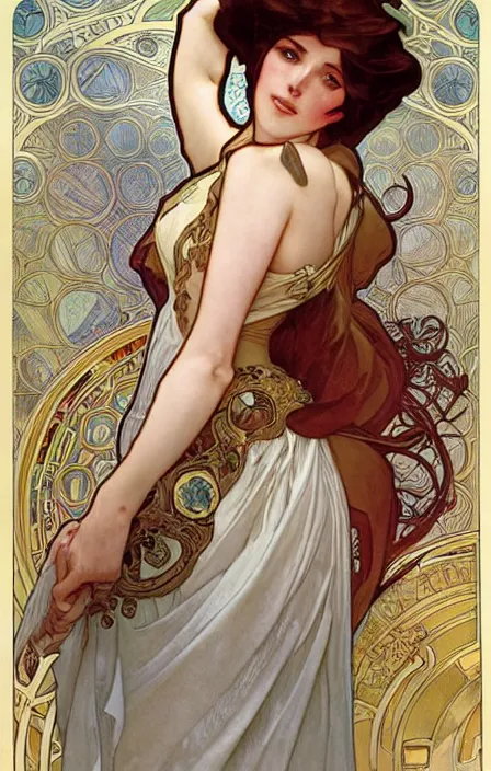 Image similar to bodice ripper book cover art by artgerm alphonse mucha, wlop