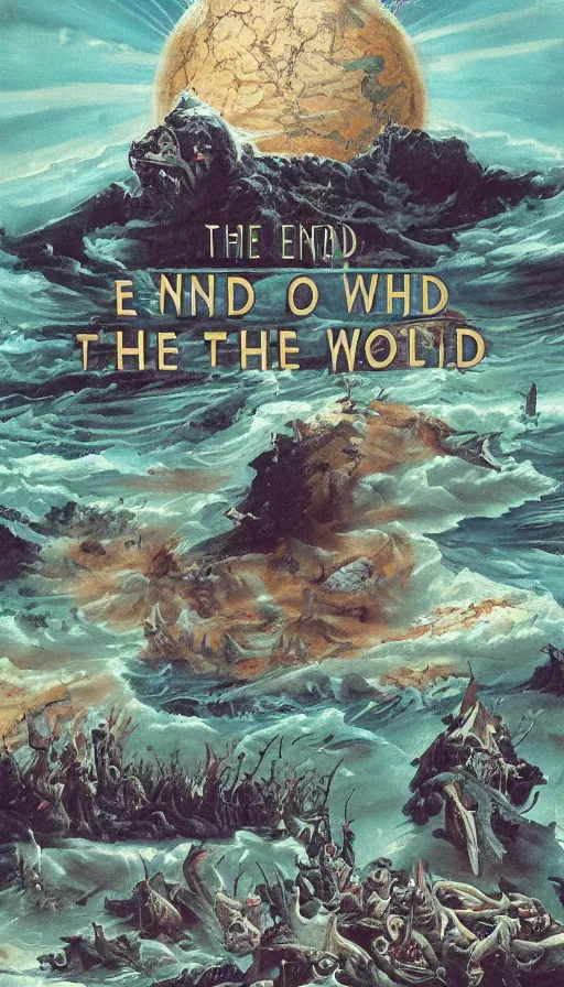Prompt: the end of the world, by burns jim