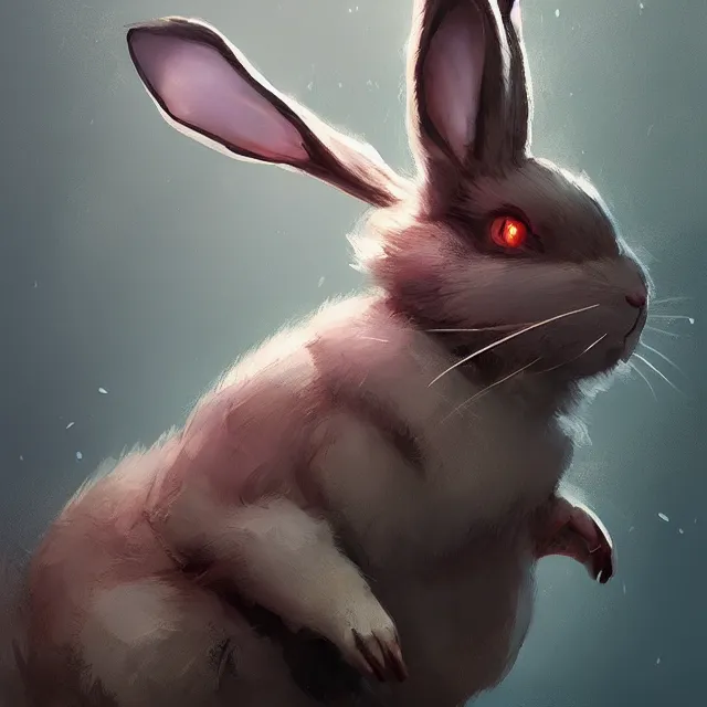 Prompt: a beautiful portrait of a single cute pokemon bunny. character design by cory loftis, fenghua zhong, ryohei hase, ismail inceoglu and ruan jia. artstation, volumetric light, detailed, photorealistic, fantasy, rendered in octane