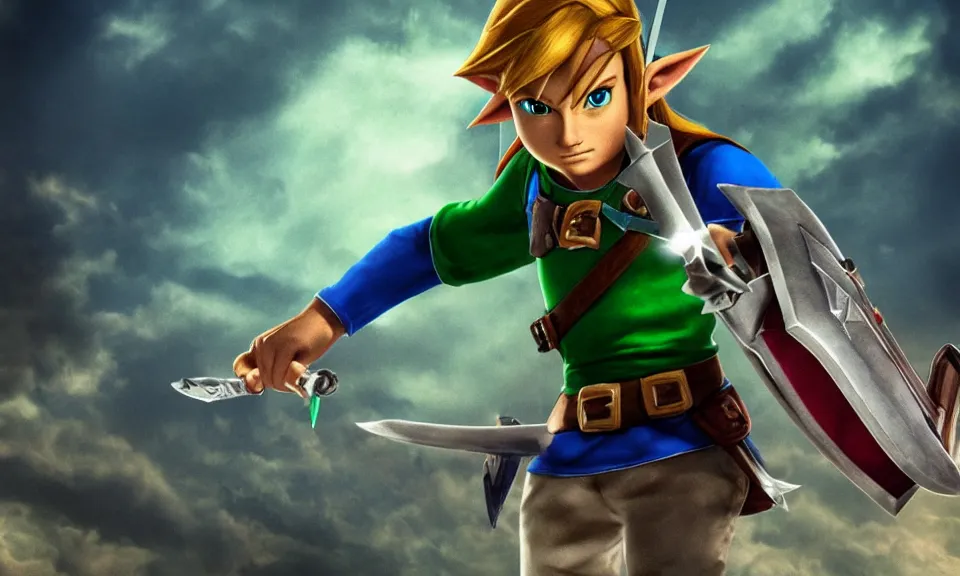 The legend of Zelda: Ocarina of Time render