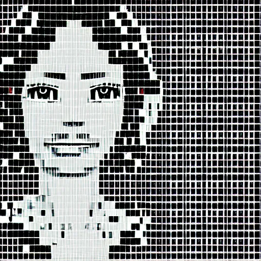 Prompt: ascii portrait of an anime girl, circa 1 9 9 8, geocities