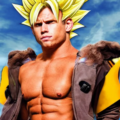 Prompt: super saiyan dennis reynolds