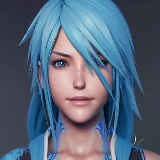 Prompt: photo realistic image of aqua!!!!!!!!!! from kingdom hearts!!!!!!!!!!, stunning 3 d render inspired art by istvan sandorfi and greg rutkowski, perfect facial symmetry, realistic, highly detailed attributes and atmosphere, dim volumetric cinematic lighting,