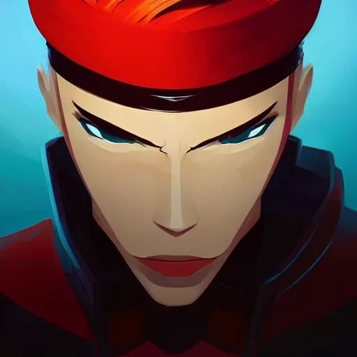 Image similar to face icon stylized minimalist trigun, loftis, cory behance hd by jesper ejsing, by rhads, makoto shinkai and lois van baarle, ilya kuvshinov, rossdraws global illumination