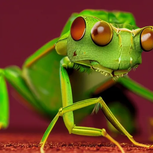 Prompt: 8 k, uhd, historical photos of praying mantis eating cockroach, higly photorealistic details, highly details form, highly details content