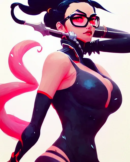 Image similar to a ultradetailed painting of vayne from league of legends by conrad roset, greg rutkowski and makoto shinkai trending on artstation