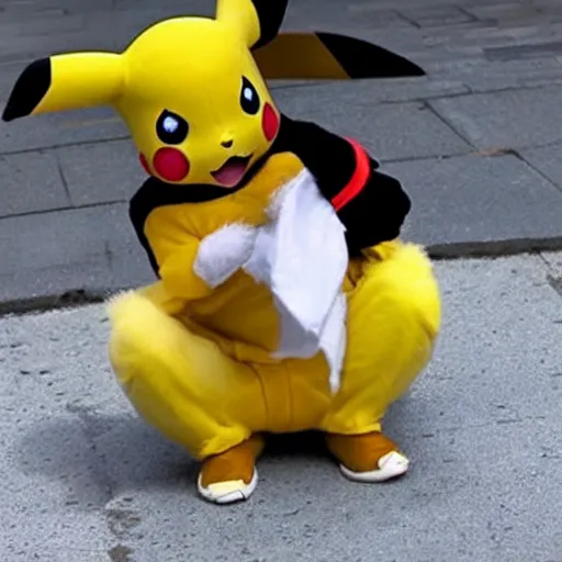 Prompt: pikachu sitting on your lap confesses his love to you