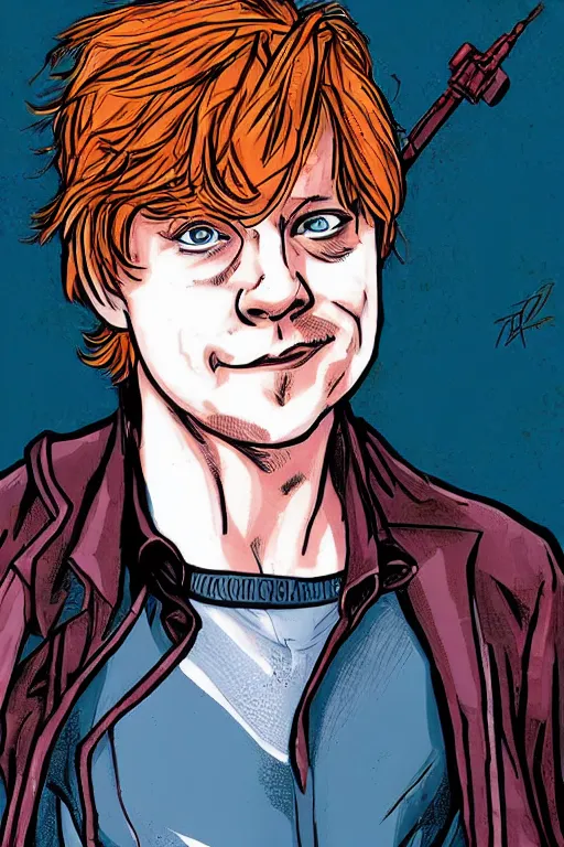 Image similar to Rupert Grint as Doc Oc, by Todd McFarlane