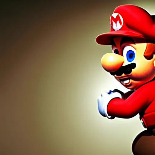 Image similar to uhd candid photo of hyperdetailed photorealistic donald trump dressed as super mario. correct face, cinematic lighting, photo by annie leibowitz, and steve mccurry.