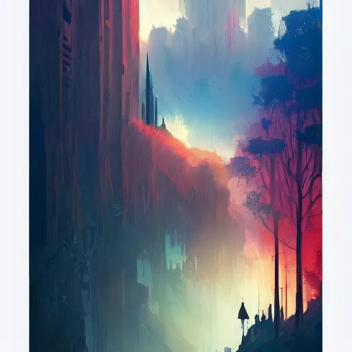 Image similar to a dream of red mansions, by anato finnstark, by alena aenami, by john harris, by ross tran, by wlop, by andreas rocha