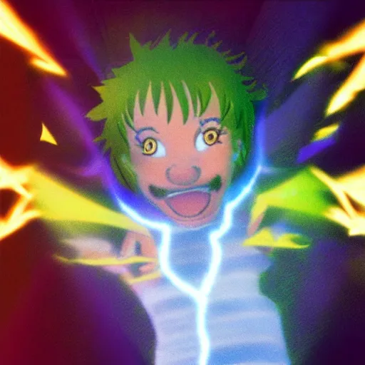 Image similar to shaggy tranforming into his eternal multiarmed form, incricate detail, volumetric lighting, high energy