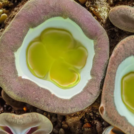 Prompt: macro shot of lithops