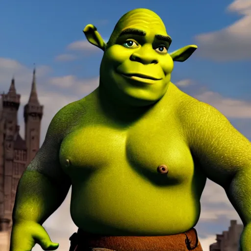 Prompt: shrek as james bond action figures, unreal engine, high resolution