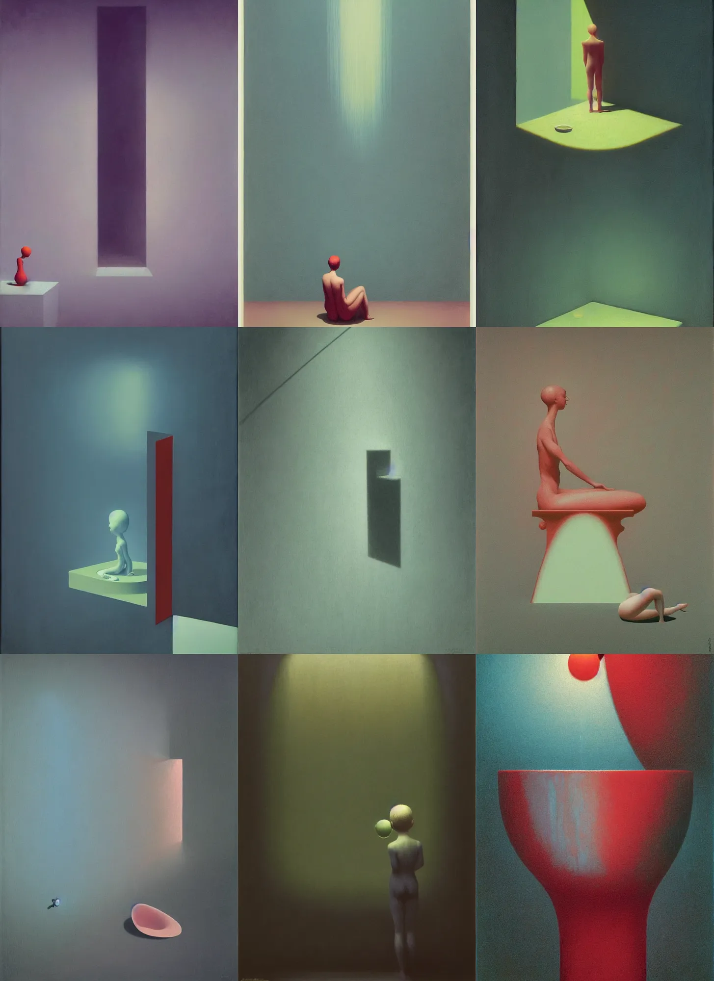 Prompt: the instability of soap film creating a minimal surface, Edward Hopper and James Gilleard, Zdzislaw Beksinski, Mark Ryden, Wolfgang Lettl highly detailed, hints of Yayoi Kasuma