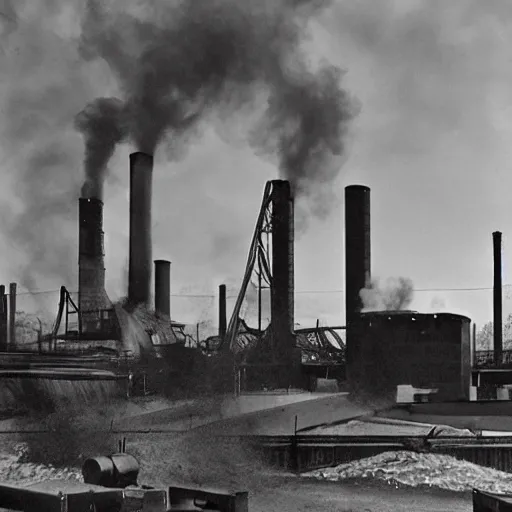 Image similar to sloss furnaces, 1 9 5 0 s,