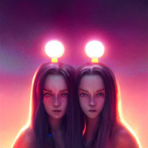 Image similar to cosmic twins, huggy wuggy from poppy playtime video game, fullbody, ultra high detailed, glowing lights, oil painting, greg rutkowski, charlie bowater, beeple, unreal 5, daz, hyperrealistic, octane render, rpg portrait, dynamic lighting, fantasy art, beautiful face