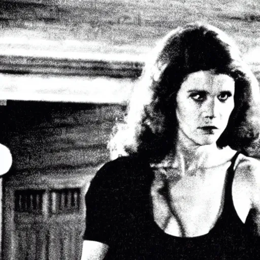 Prompt: movie still of carrie in blood (1976) movie