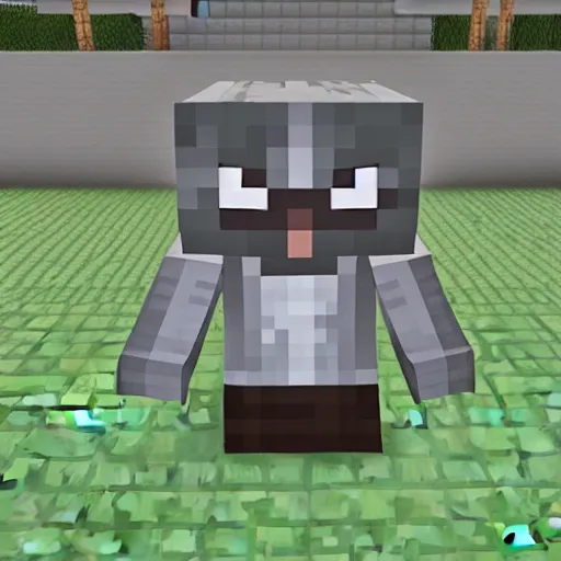 Image similar to minecraft creature designed by junji ito