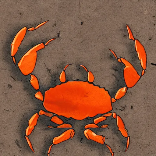 Image similar to rust crab ferris fighting blue gopher