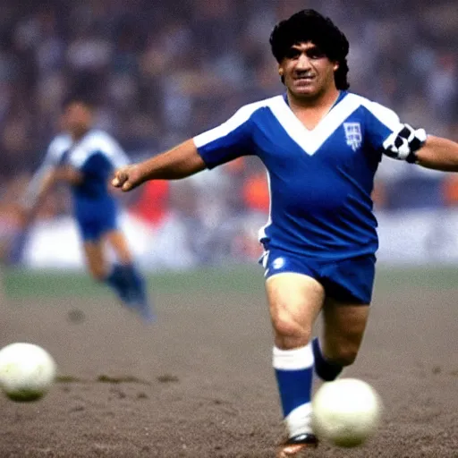 Prompt: diego maradona e