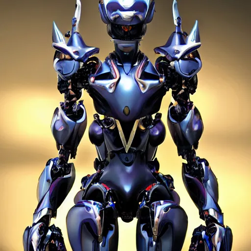 Prompt: a highly detailed close-up, of an awe-inspiring beautiful majestic anthropomorphic humanoid robotic mecha female dragon, with smooth and streamlined armor, standing and posing elegantly, well detailed high quality head with epic LED eyes, sharp and dangerous sleek design, two arms, two legs, long tail, digital art, artstation, DeviantArt, professional, octane render, sunset lighting