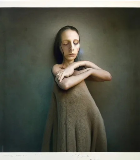 Image similar to a high quality, high detail, portrait photography of a beautiful girl by annie leibovitz and cig harvey, zdzisław beksinski