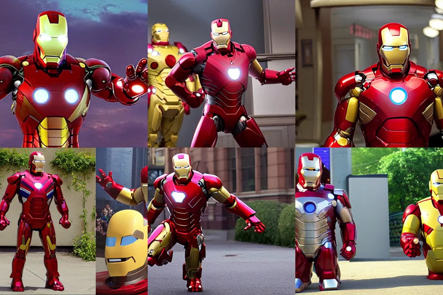 Prompt: <photo hd trending>((danny devito)) as ((ironman)) in ((pixar movie))</photo>