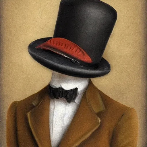 Image similar to gentlemanly bird wearing a bowler hat