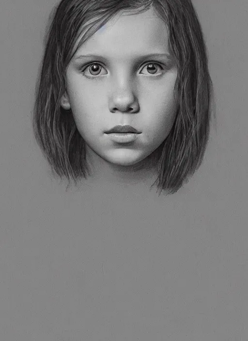 Image similar to Portrait of Millie Bobby Brown by Leonardo Da Vinci