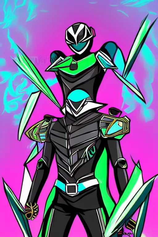 Image similar to random kamen rider. final fantasy style art, zelda style art, gta vice city style art, pop art, aesthetic art, stylish, elegant, adobe stock popular, concept art, no duplicate image, smooth, beautiful, highly details, sharp focus, illustration, intricate