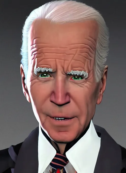 Prompt: joe biden as a kingdom hearts villain, official square enix concept art, intricate design, high definition, delicate patterned, fantasy, fashionable rpg clothing