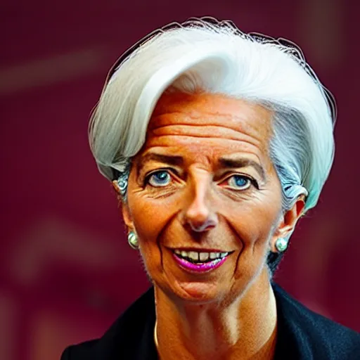 Image similar to Christine Lagarde as Maleficent