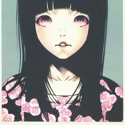 Image similar to a pretty little girl, by asano inio,