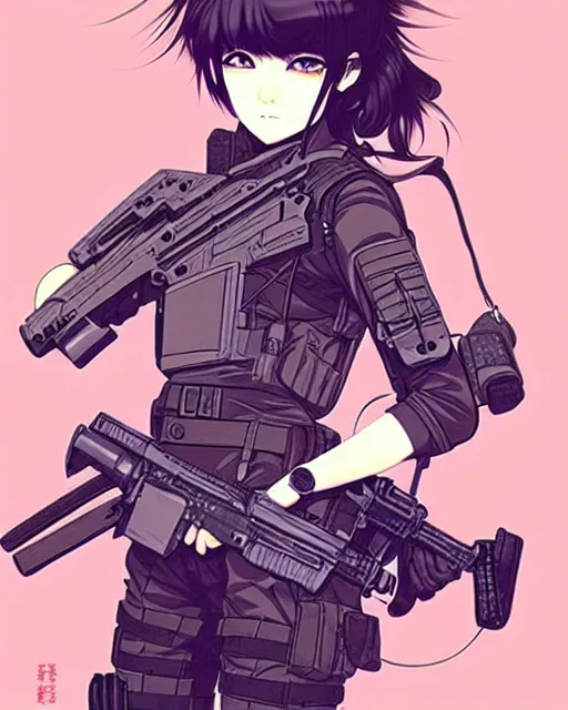 AR 15 Tactical Operator Girls Frontline Night Vision Goggles Gun Helmet  Anime Girls Wallpaper - Resolution:1632x812 - ID:1351941 - wallha.com
