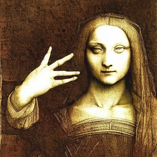 Image similar to art and blueprinta by leonardo da vinci