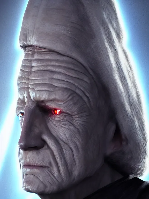 Prompt: portrait art of Palpatine but ginger, 8k ultra realistic , lens flare, atmosphere, glow, detailed, intricate, full of colour, cinematic lighting, trending on artstation, 4k, hyperrealistic, focused, extreme details, unreal engine 5, cinematic, masterpiece