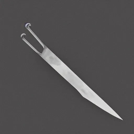 Image similar to a pencil that turns into a sword, digital art