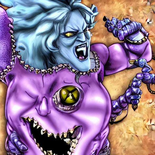 Prompt: killer queen bites the dust, realistic, hdr, clear image, jojo bizzare adventure,