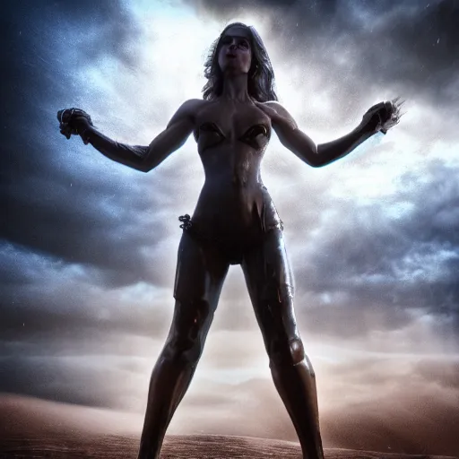 Prompt: nemesis rain freezing sun penal wrought on arid avid oath, terese nielsen, steve argyle, intricate, cinematic, dramatic lighting, 8 k resolution,