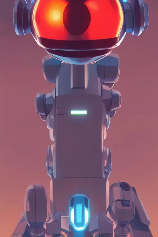 Image similar to metabots medabots medarotto medarot robot minimalist comics, behance hd by jesper ejsing, by rhads, makoto shinkai and lois van baarle, ilya kuvshinov, rossdraws global illumination ray tracing hdr radiating a glowing aura