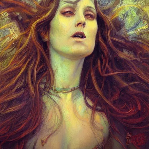 Image similar to a painting in the style of donato giancola, and in the style of charlie bowater, and in the style of ferdinand leeke. symmetry, smooth, sharp focus, semi - realism.