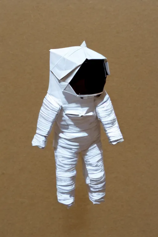 Image similar to origami astronaut