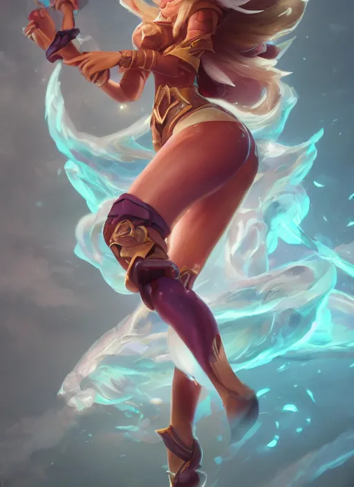 Image similar to taliyah, from league of legends, zenra, au naturel, pawg, kofunshita, hyper detailed, digital art, overhead view, trending in artstation, studio quality, smooth render, unreal engine 5 rendered, octane rendered, art style by kristen liu - wong and natalie krim andlera balashova and wlop and samantha mandala