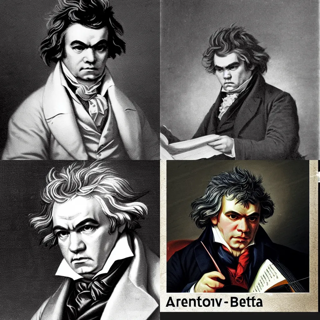 Prompt: a sonata by beethoven