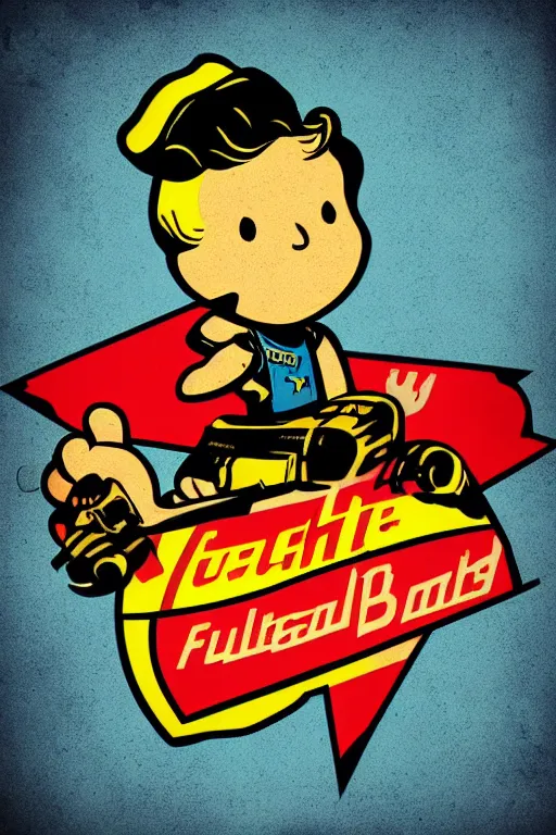 Image similar to fallout 7 6 retro futurist illustration art by butcher billy, sticker, colorful, illustration, highly detailed, simple, smooth and clean vector curves, no jagged lines, vector art, smooth andy warhol style