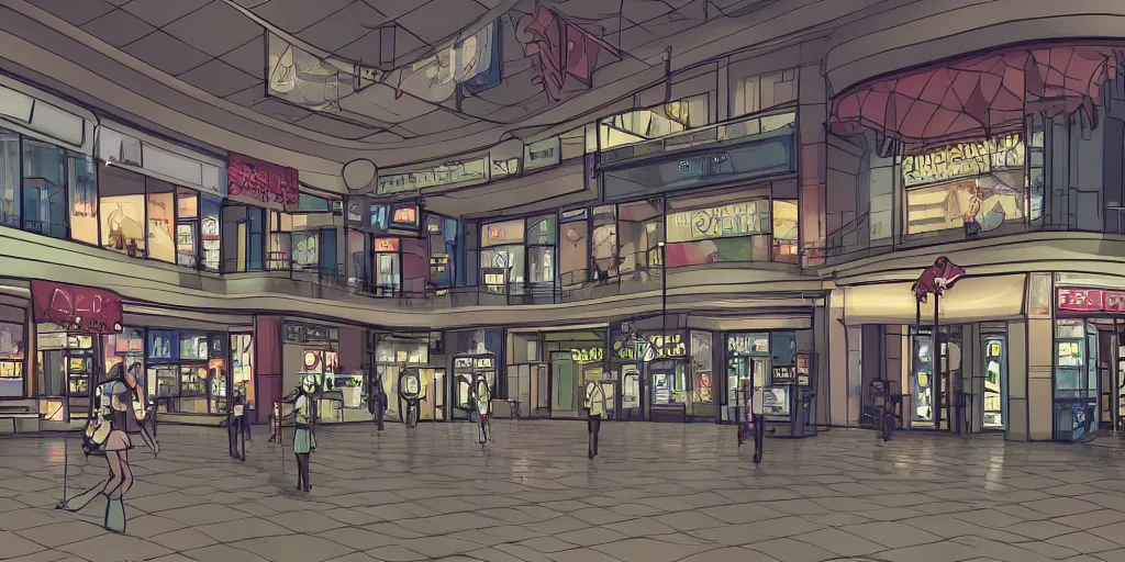 Image similar to mall background for a visual novel