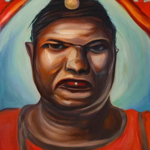 Prompt: a painting of snigniptrygoniaportentiawalioantilado