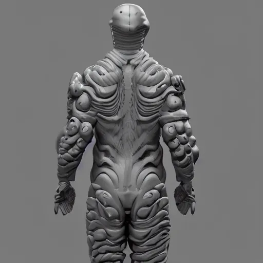 Image similar to zbrush future cyborg 3d art Jonathan zawada plasure model by noisia, former, android human art deep grey