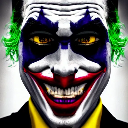 Image similar to “Llama as the Joker, cinematic, 4K, epic”