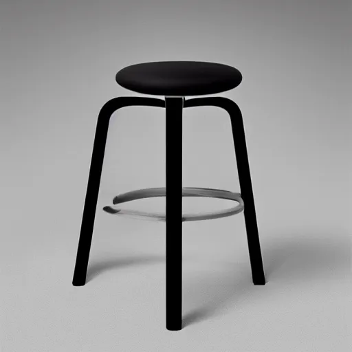 Prompt: the newton stool by tadao ando